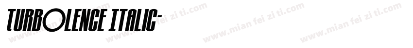 Turb0lence Italic字体转换